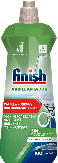 Finish 0% Abrillantador para lavavajillas
